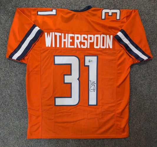 Illinois Fighting Illini Devon Witherspoon Autographed Signed Jersey Beckett