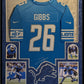 Suede Framed Detroit Lions Jahmyr Gibbs Autographed Signed Nike Jersey Fanatics