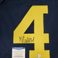 Michigan Wolverines Nico Collins Autographed Signed Jersey Beckett Coa