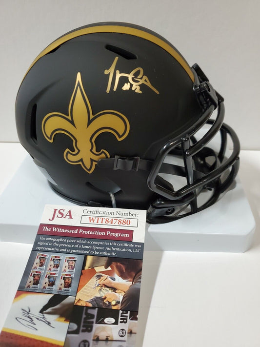 MVP Authentics New Orleans Saints Marques Colston Signed Eclipse Mini Helmet Jsa Coa 112.50 sports jersey framing , jersey framing