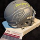 Seattle Seahawks Steve Largent Signed Inscribed Slate Mini Helmet Jsa Coa