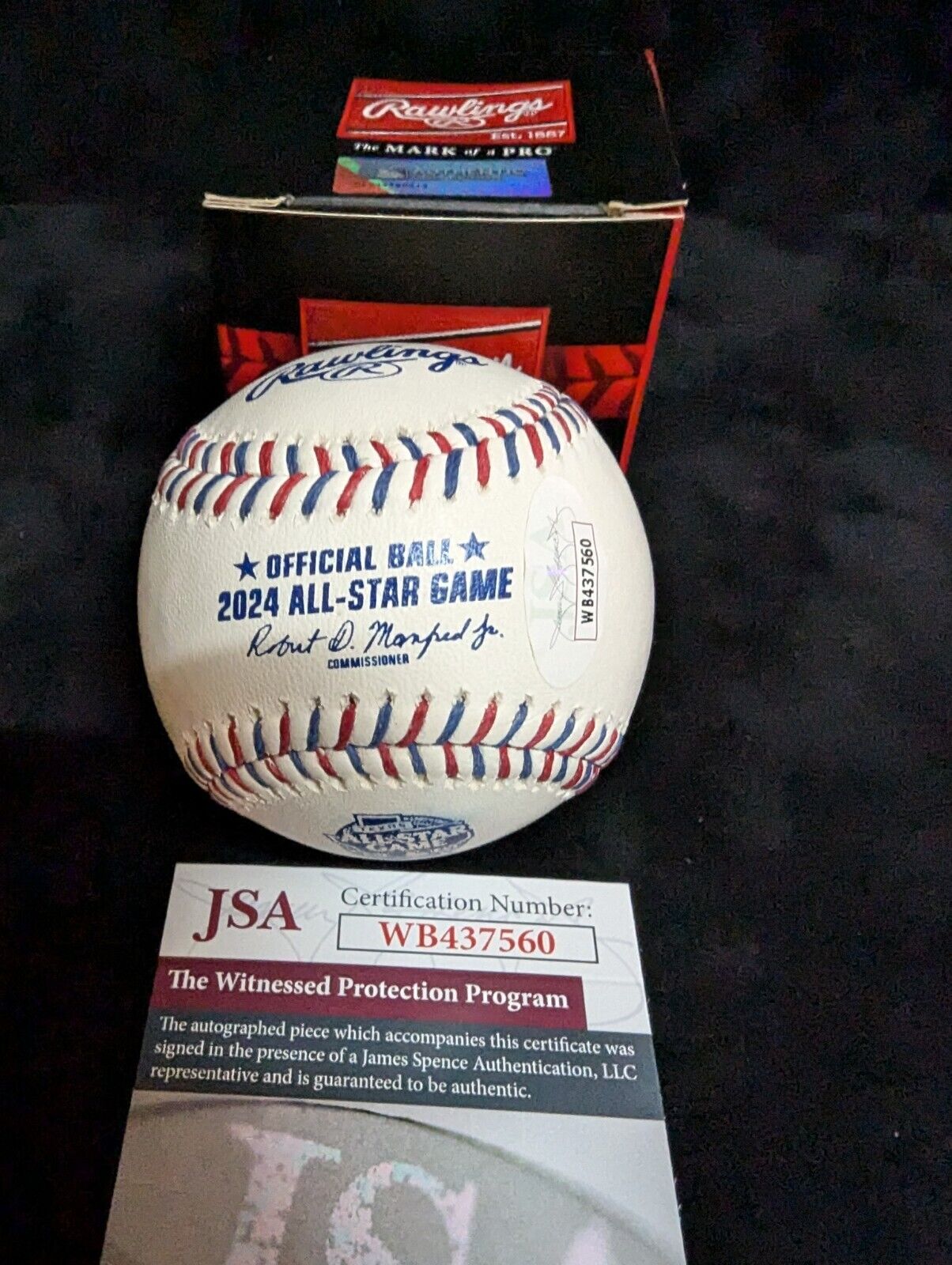 Cleveland Guardians Steven Kwan Autographed 2024 All-Star Game Baseball Jsa Coa