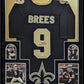 Framed In Suede New Orleans Saints Drew Brees Autographed Signed Jersey Jsa Coa