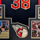 Framed Cleveland Guardians Steven Kwan Autographed Signed Jersey Jsa Coa