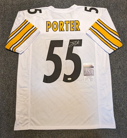 Pittsburgh Steelers Joey Porter Sr Autographed Signed Jersey Jsa Coa