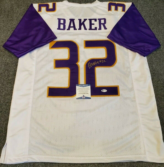 Washington Huskies Budda Baker Autographed Signed Jersey Beckett Coa