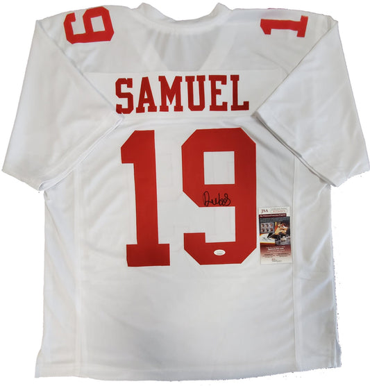 MVP Authentics San Francisco 49Ers Deebo Samuel Autographed Signed Jersey Jsa Coa 126 sports jersey framing , jersey framing