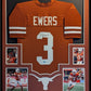 Framed Texas Longhorns Quinn Ewers Autograph Signed Jersey Beckett Holo