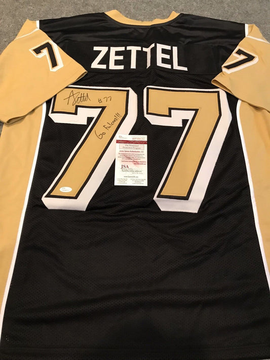 Anthony Zettel Autographed Signed Inscribed Ogemaw Heights H.S. Jersey Jsa Coa