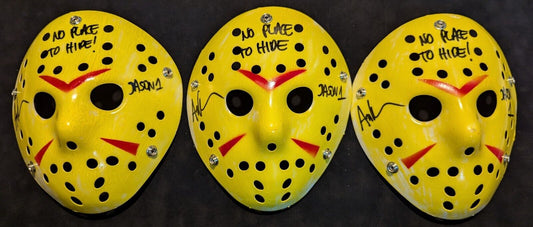 Ari Lehman Signed Inscribed Jason Voorhees Friday The 13Th Mask Jsa Coa