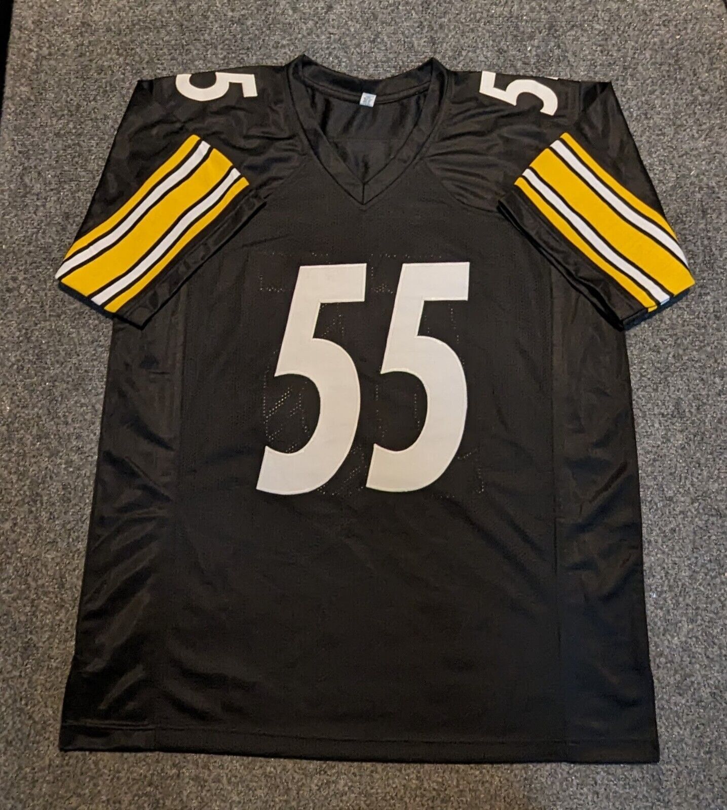 Pittsburgh Steelers Joey Porter Sr Autographed Signed Jersey Jsa Coa