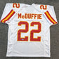 Kansas City Chiefs Trent Mcduffie Autographed Signed Jersey Beckett Holo