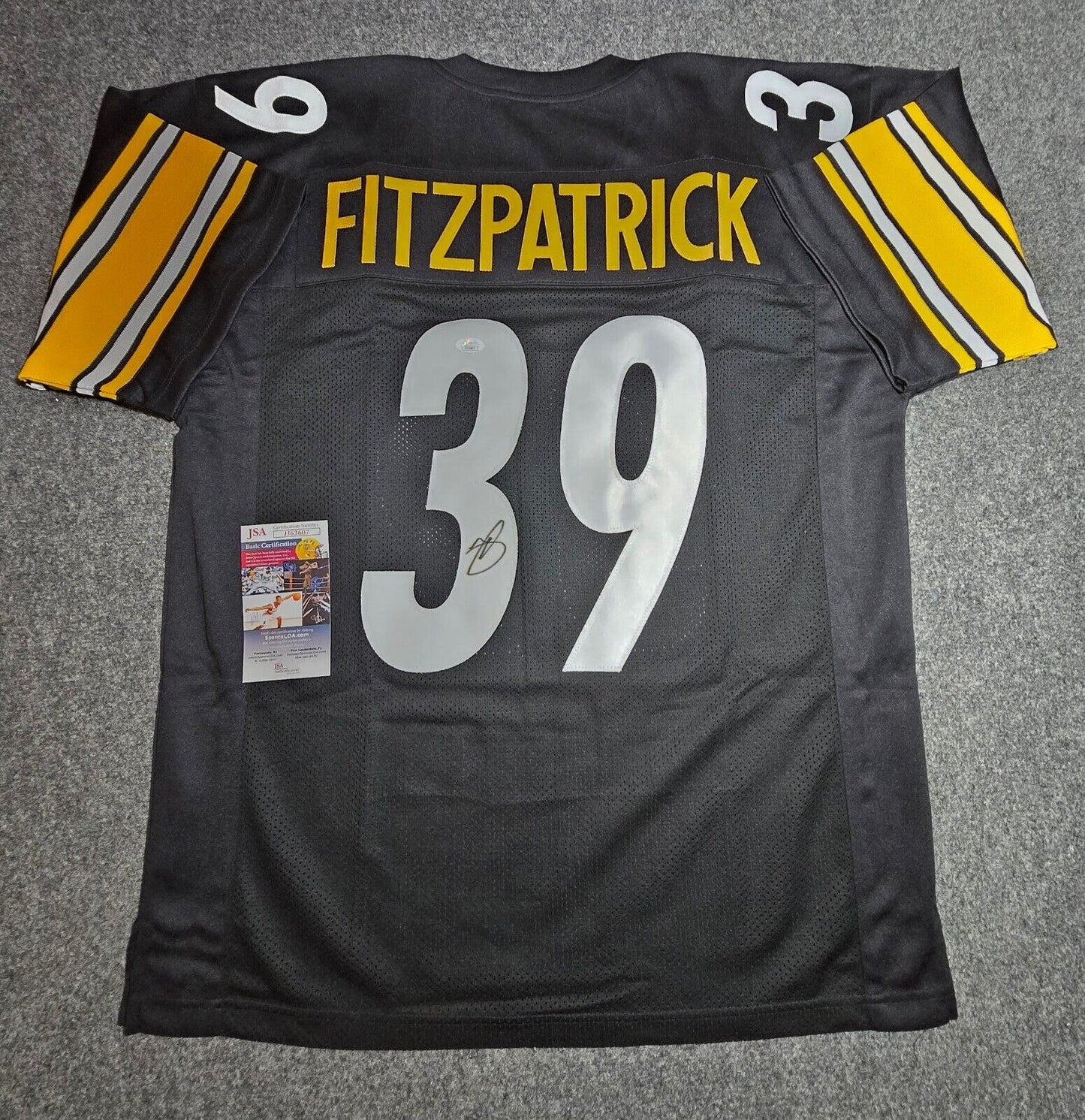 Pittsburgh Steelers Minkah Fitzpatrick Autographed Signed Jersey Jsa Coa