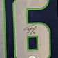 Framed Seattle Seahawks Tyler Lockett Autographed Signed Jersey Jsa Coa