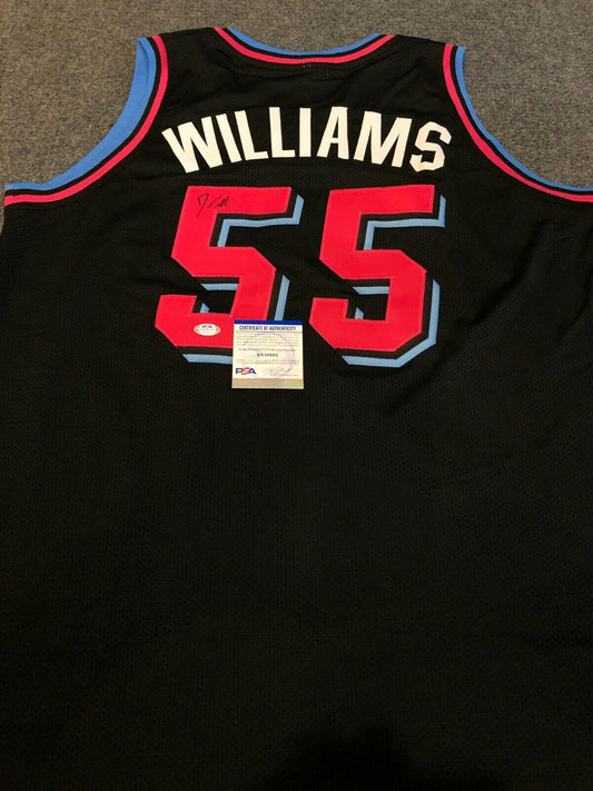 Miami Heat Jason Williams Autographed Signed Miami Vice Jersey Psa Coa