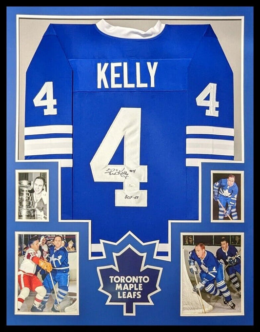 MVP Authentics Framed Toronto Maple Leafs Red Kelly Autographed Signed Jersey Jsa Coa 445.50 sports jersey framing , jersey framing