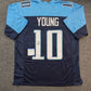 Tennessee Titans Vince Young Autographed Signed Jersey Psa Coa