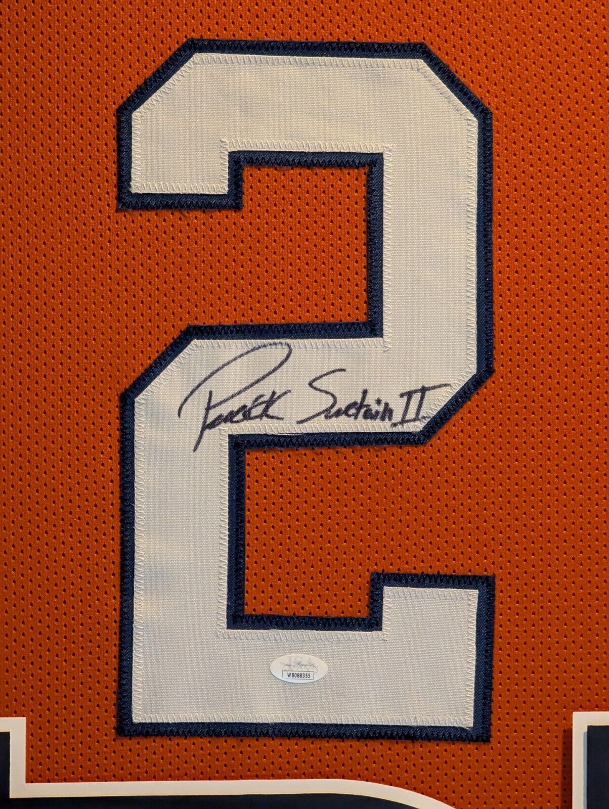 Framed Denver Broncos Pat Surtain Ii Autographed Signed Jersey Jsa Coa