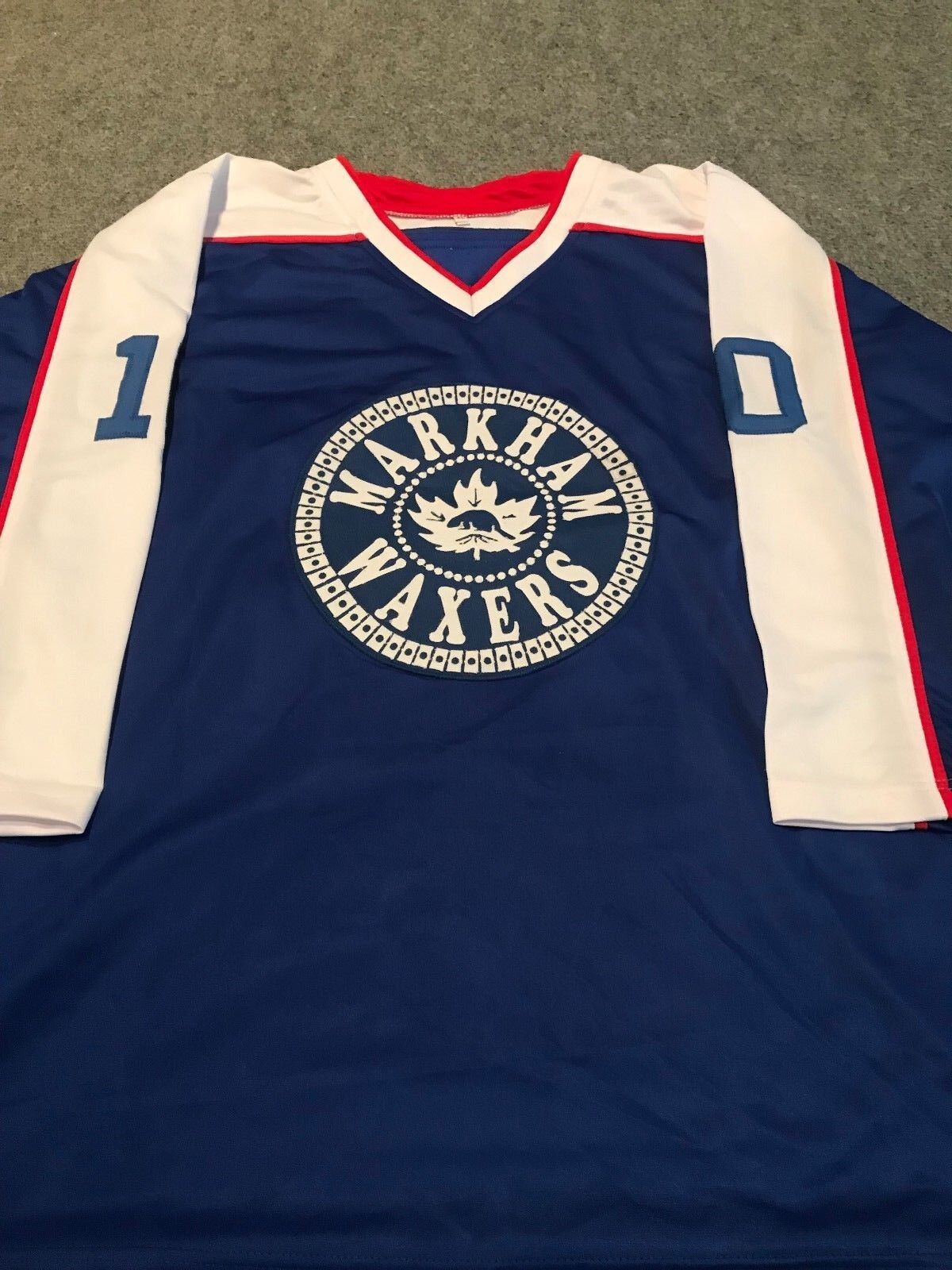 Adam Oates Autographed Signed Markham Waxers Jersey Jsa Coa