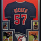 Framed Cleveland Guardians Shane Bieber Autographed Signed Jersey Beckett Holo