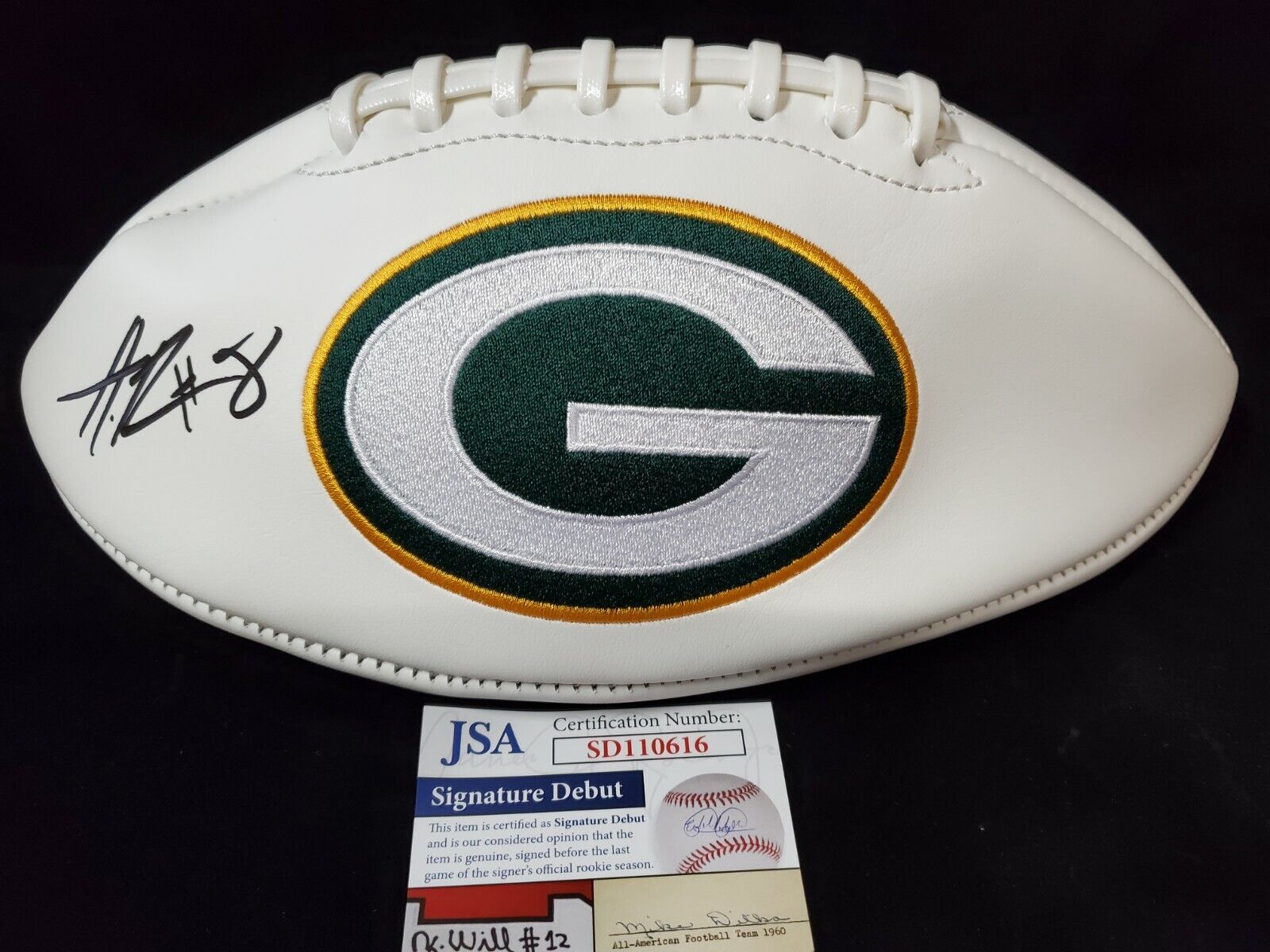 Packers autographed hot sale football