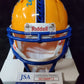 Pitt Panthers Israel Izzy Abanikanda Signed Inscribed Speed Mini Helmet Jsa Coa