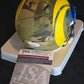 Los Angeles Rams Braden Fiske Autographed Camo Speed Mini Helmet Jsa Coa