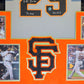 Framed San Francisco Giants Barry Bonds Autographed Inscribed Jersey Bonds Holo