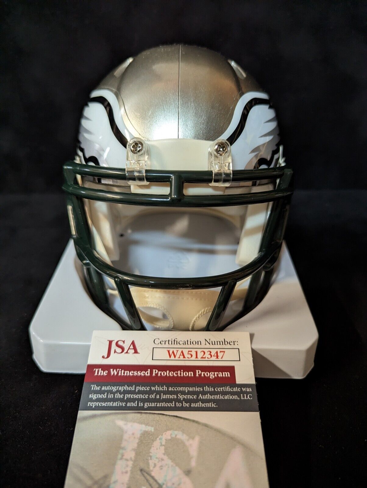 Philadelphia Eagles Fletcher Cox Autographed Signed Salute Mini Helmet –  MVP Authentics