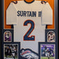 Framed Denver Broncos Pat Surtain Ii Autographed Signed Jersey Jsa Coa