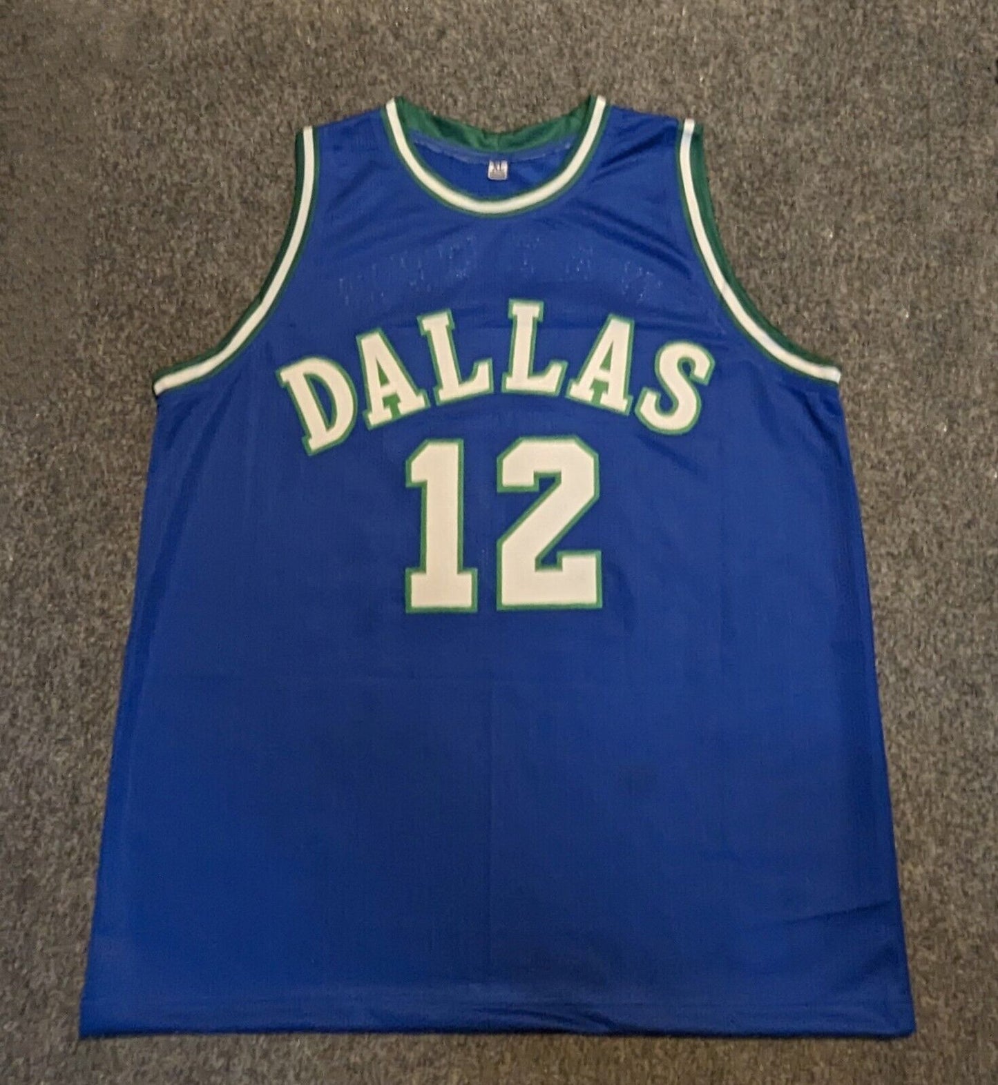 Dallas Mavericks Derek Harper Autographed Signed Jersey Jsa Coa