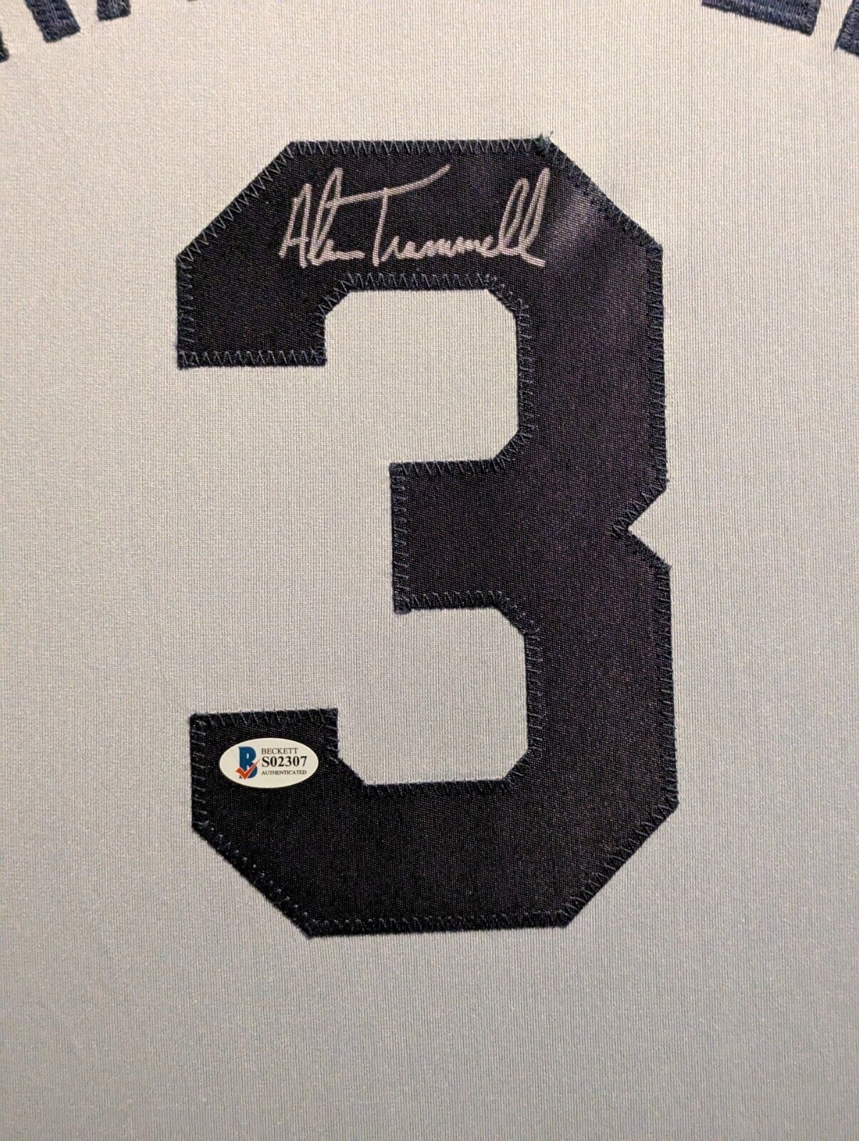 Framed Detroit Tigers Alan Trammell Autographed Signed Jersey Beckett Coa