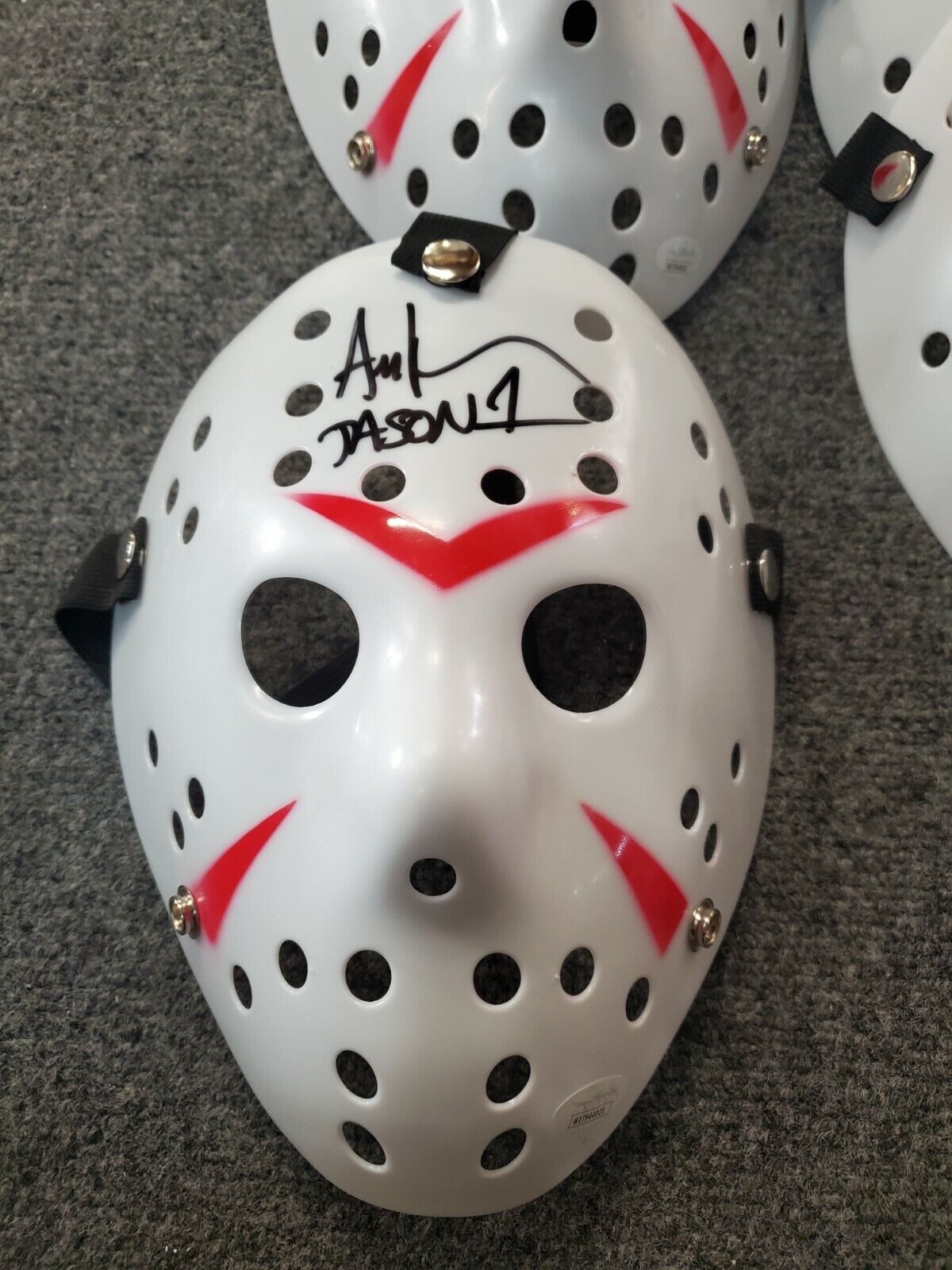 Ari Lehman Signed Inscribed Jason Voorhees Friday The 13Th Mask Jsa Coa