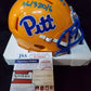 Pitt Panthers Israel Izzy Abanikanda Signed Inscribed Speed Mini Helmet Jsa Coa