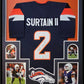 Framed Denver Broncos Pat Surtain Ii Autographed Signed Jersey Beckett Hologram