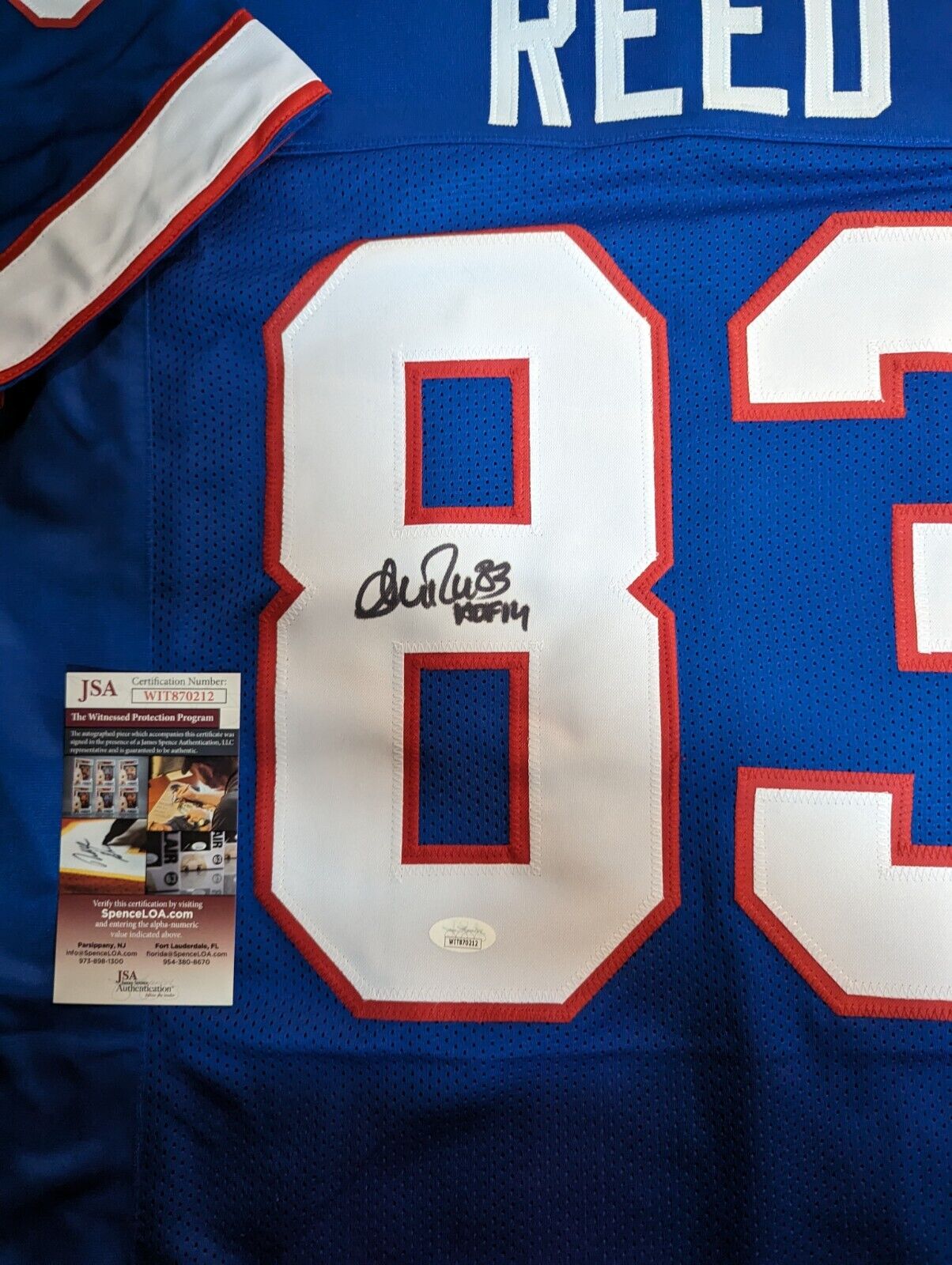 Andre reed deals buffalo bills jersey