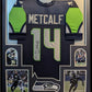 Framed Seattle Seahawks Dk Metcalf Autographed Signed Jersey Beckett Holo