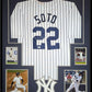 Framed N.Y. Yankees Juan Soto Autographed Signed Insc Jersey Beckett Holo