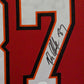 Framed Tampa Bay Buccaneers Rob Gronkowski Autographed Signed Jersey Jsa Coa