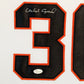 Framed San Francisco Giants Orlando Cepeda Autographed Signed Jersey Jsa Coa