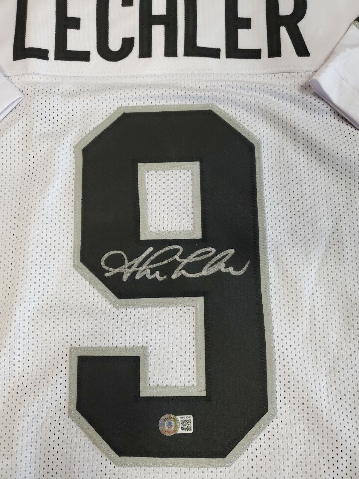 Las Vegas Raiders Shane Lechler Autographed Signed Jersey Beckett Holo