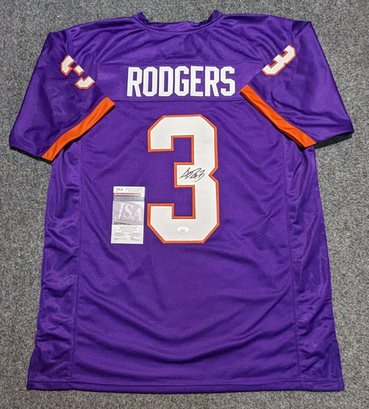 MVP Authentics Clemson Tigers Amari Rodgers Autographed Signed Jersey Jsa  Coa 112.50 sports jersey framing , jersey framing