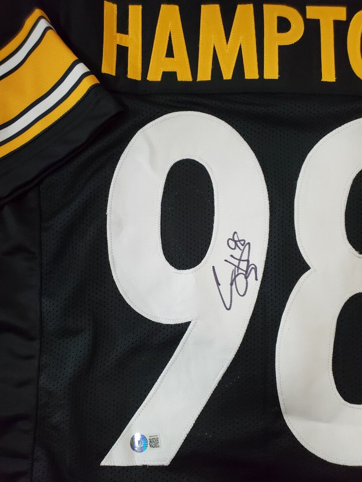 Pittsburgh Steelers Pat Freiermuth Autographed Signed Jersey Beckett Holo