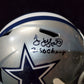 MVP Authentics Dallas Cowboys Jim Jeffcoat Signed Insc Full Size Speed Replica Helmet Jsa Coa 270 sports jersey framing , jersey framing