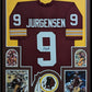 MVP Authentics Framed Washington Sonny Jurgensen Autographed Signed Inscribed Jersey Jsa Coa 720 sports jersey framing , jersey framing