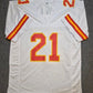 Kansas City Chiefs Trent Mcduffie Autographed Rookie Number 21 Jersey Jsa Coa