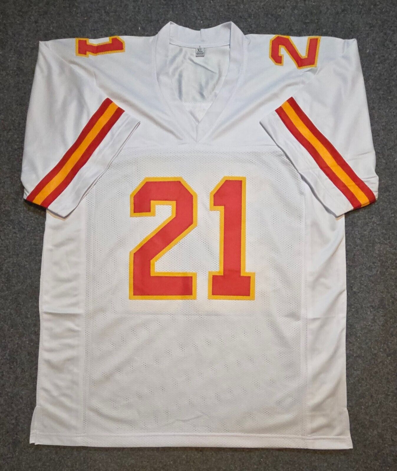 Kansas City Chiefs Trent Mcduffie Autographed Rookie Number 21 Jersey Jsa Coa