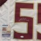 Florida State Seminoles Braden Fiske Autographed Signed Jersey Jsa Coa