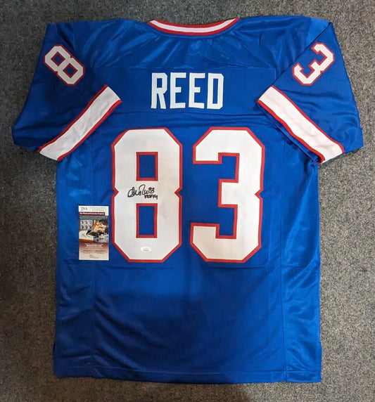 MVP Authentics Buffalo Bills Andre Reed Autographed Signed Inscribed Jersey Jsa Coa 89.10 sports jersey framing , jersey framing