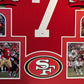 Framed San Francisco 49Ers Colin Kaepernick Autographed Jersey Psa Coa